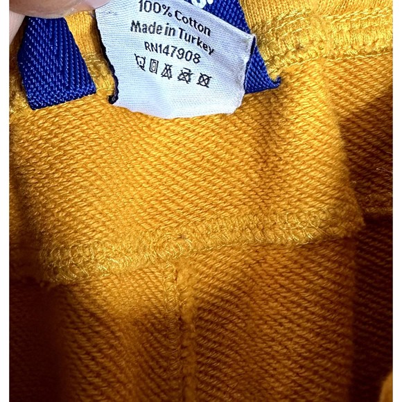 Outdoor Voices Hikers Club Sweatpants Jogger XS Yellow Happy Smiley Face - Picture 6 of 6